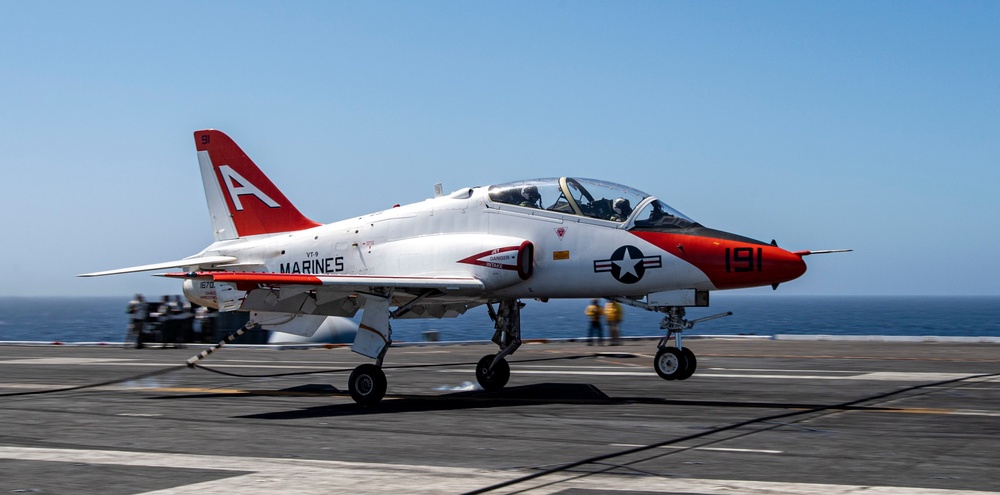 Goshawk Lands On Nimitz Flight Deck