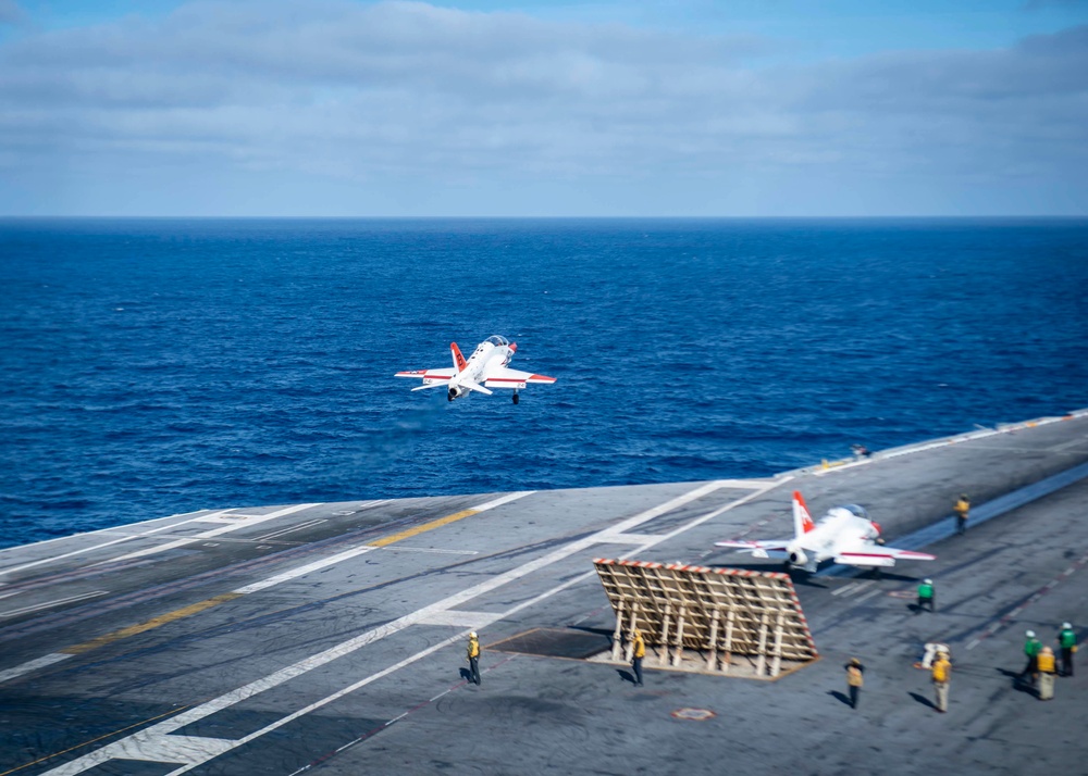 A T-45C Goshawk Performs A Touch And Go