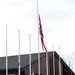 Half-mast ceremony held by Norwegians and Marines