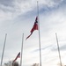 Half-mast ceremony held by Norwegians and Marines