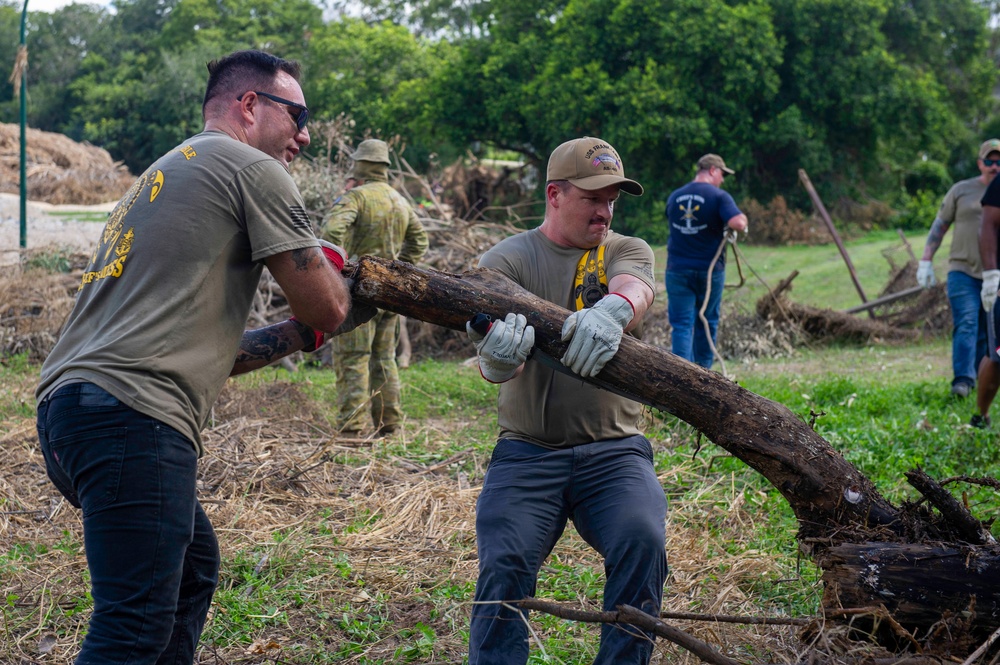 Frank Cable Supports Operation Flood Assist