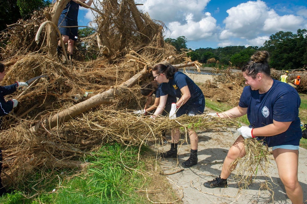 Frank Cable Supports Operation Flood Assist