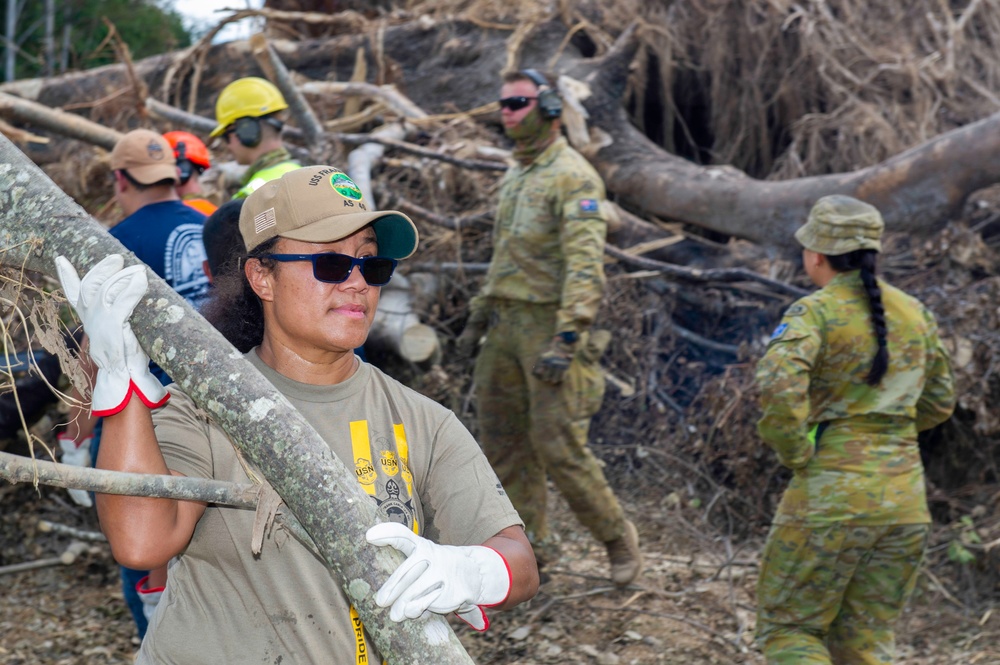 Frank Cable Supports Operation Flood Assist