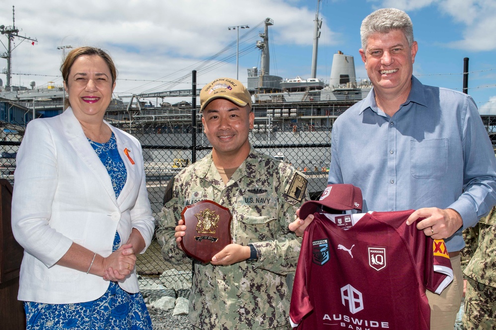 Queensland’s Premier Visits Frank Cable
