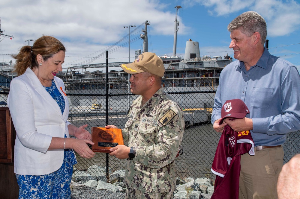 Queensland’s Premier Visits Frank Cable