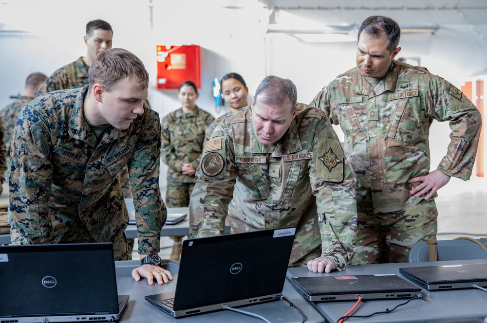 USAF Brig. Gen. Chad Raduege visits MCCOB in Norway