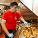 Abraham Lincoln Sailors prepare food