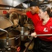 Abraham Lincoln Sailors prepare food