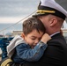 USS Arlington Sailors Say Goodbye Before Deployment