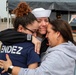 USS Arlington Sailors Say Goodbye Before Deployment