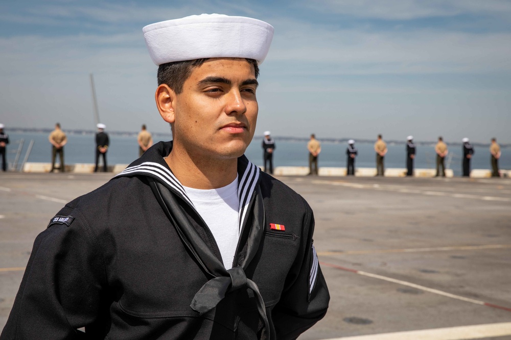 USS Arlington Deploys from Naval Station Norfolk