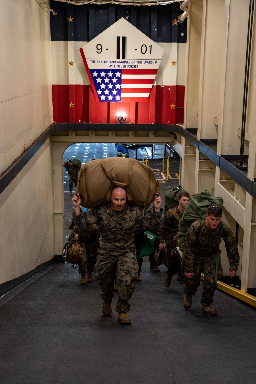 22nd Marine Expeditionary Unit Embarks the USS Arlington