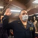 A Sailor Re-Enlists Aboard USS Ralph Johnson (DDG 114)