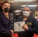 A Sailor Re-Enlists Aboard USS Ralph Johnson (DDG 114)