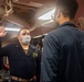 A Sailor Re-Enlists Aboard USS Ralph Johnson (DDG 114)