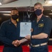 Sailors Aboard USS Ralph Johnson (DDG 114) Are Frocked