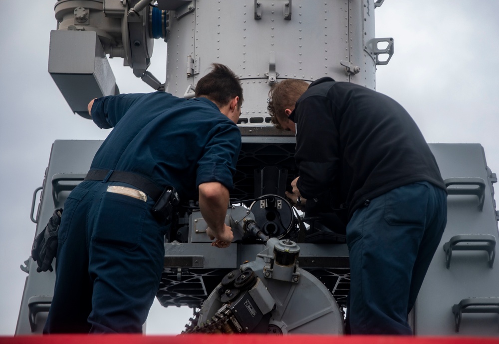 USS Ralph Johnson (DDG 114) Conducts Live-Fire Exercise