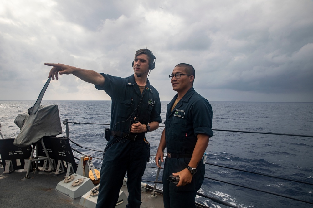 USS Ralph Johnson (DDG 114) Conducts Live-Fire Exercise