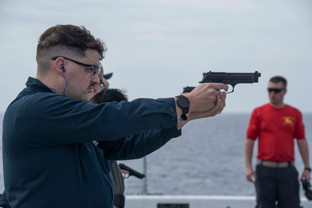 USS New Orleans Gun Shoot Qualification March, 2022