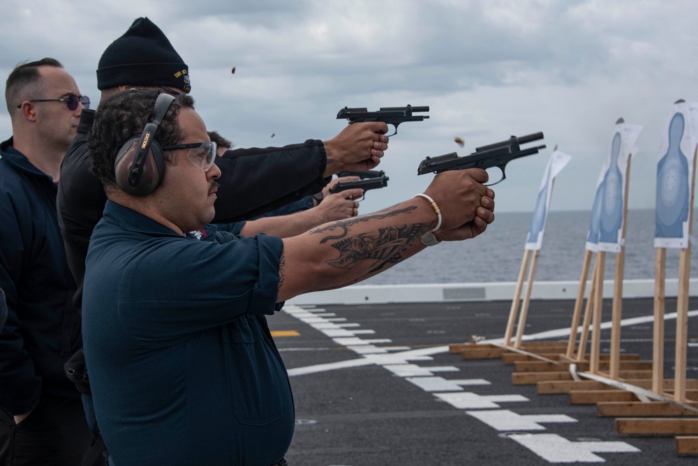 USS New Orleans Gun Shoot Qualification March, 2022