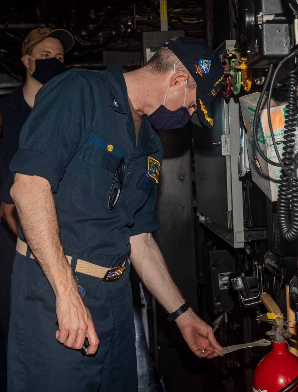Sailors Stand Watch Aboard USS Ralph Johnson (DDG 114)