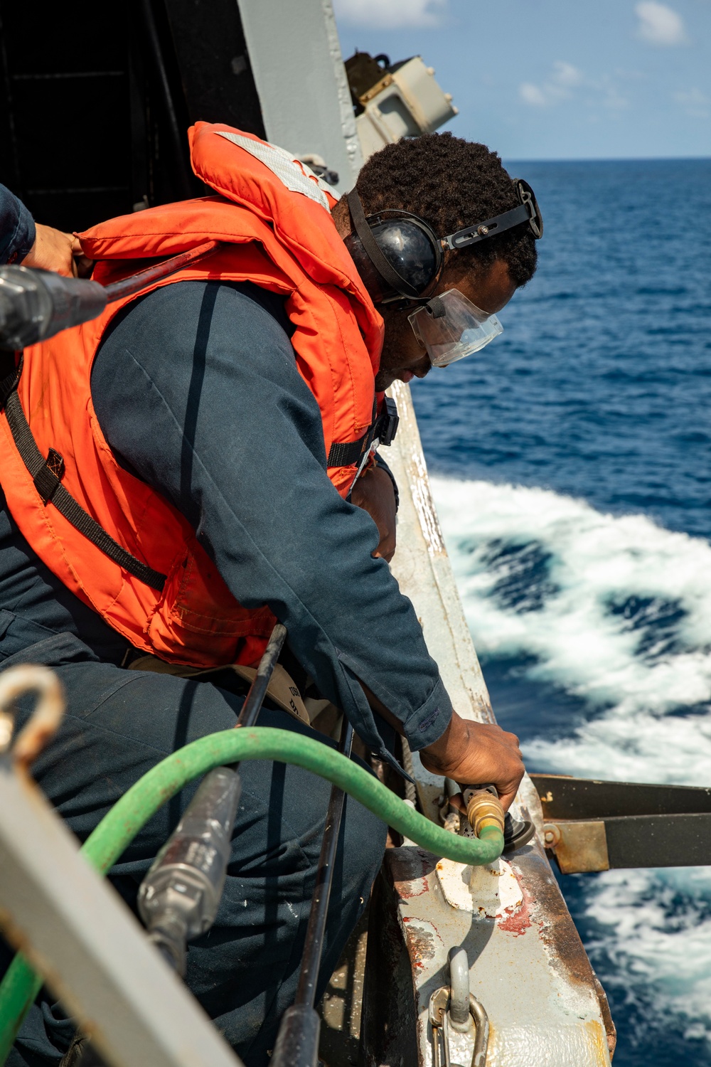Sailors Conduct Maintenance Aboard USS Ralph Johnson (DDG 114)