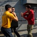 Sailors Aboard USS Ralph Johnson (DDG 114) Conduct Non-Lethal Weapons Training