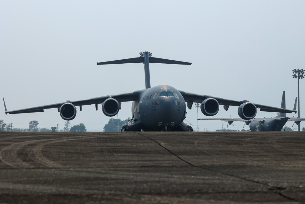 Balikatan 22: U.S. Air Force and Marines arrive at Subic Bay