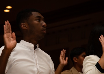 U.S. Citizenship and Immigration Services Hosts a Naturalization Ceremony on Camp Foster