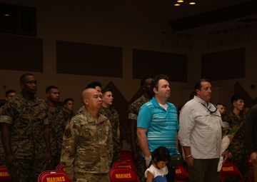 U.S. Citizenship and Immigration Services Hosts a Naturalization Ceremony on Camp Foster