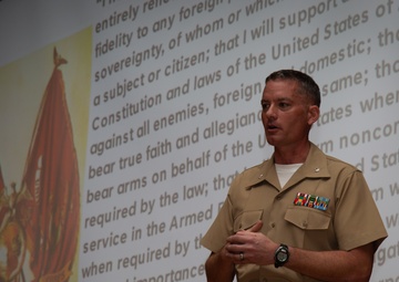 U.S. Citizenship and Immigration Services Hosts a Naturalization Ceremony on Camp Foster