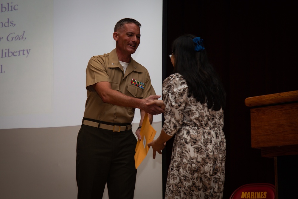 U.S. Citizenship and Immigration Services Hosts a Naturalization Ceremony on Camp Foster