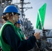 Sailors Aboard USS Ralph Johnson (DDG 114) Conduct Replenishment-at-Sea with USNS Matthew Perry (T-AKE-9)