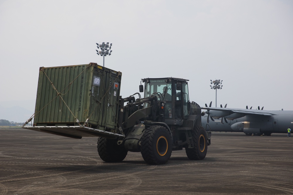 Balikatan 22: U.S. Air Force and Marines arrive at Subic Bay