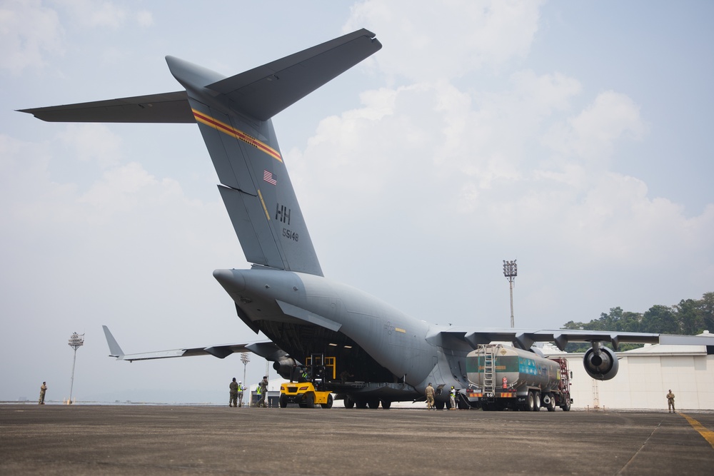 Balikatan 22: U.S. Air Force and Marines arrive at Subic Bay