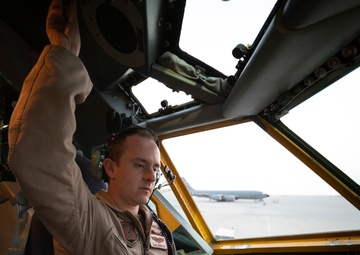 340th EARS refuels E-3 Sentry