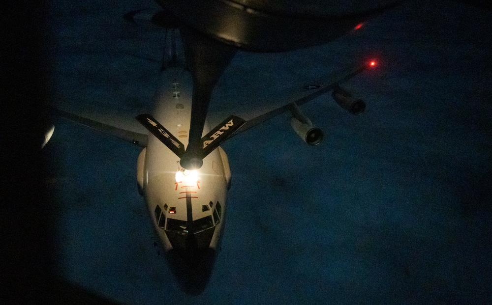 340th EARS refuels E-3 Sentry