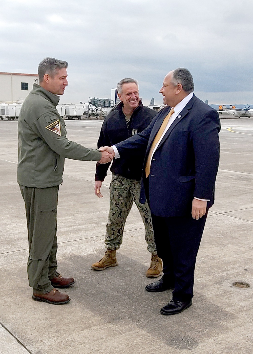 SECNAV Visits NAS Sigonella