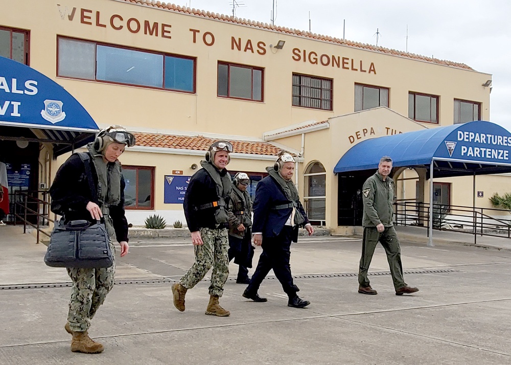 SECNAV Visits NAS Sigonella