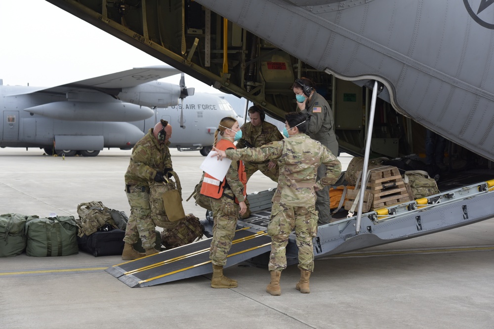 Total Force Airmen conduct aeromedical evacuation in Europe