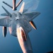340th EARS refuels F-22s at sunset