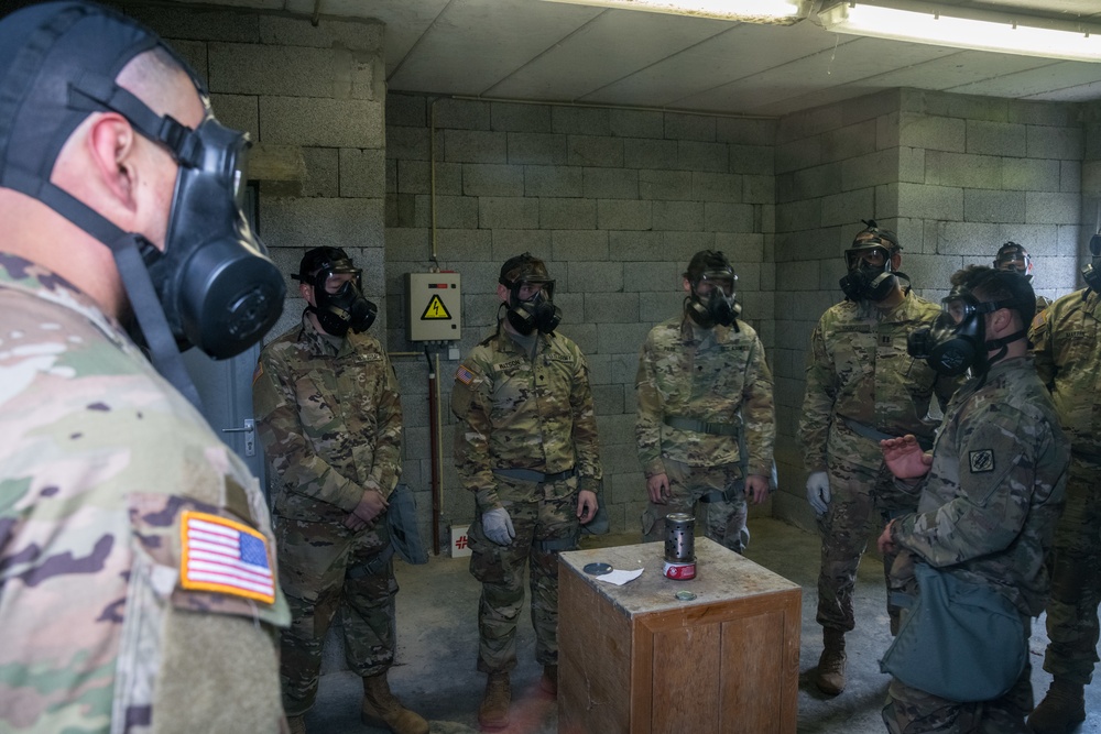 39th SSB CBRN defense training