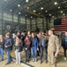West Suffolk College students tour aircraft, fabrication flight at RAF Mildenhall