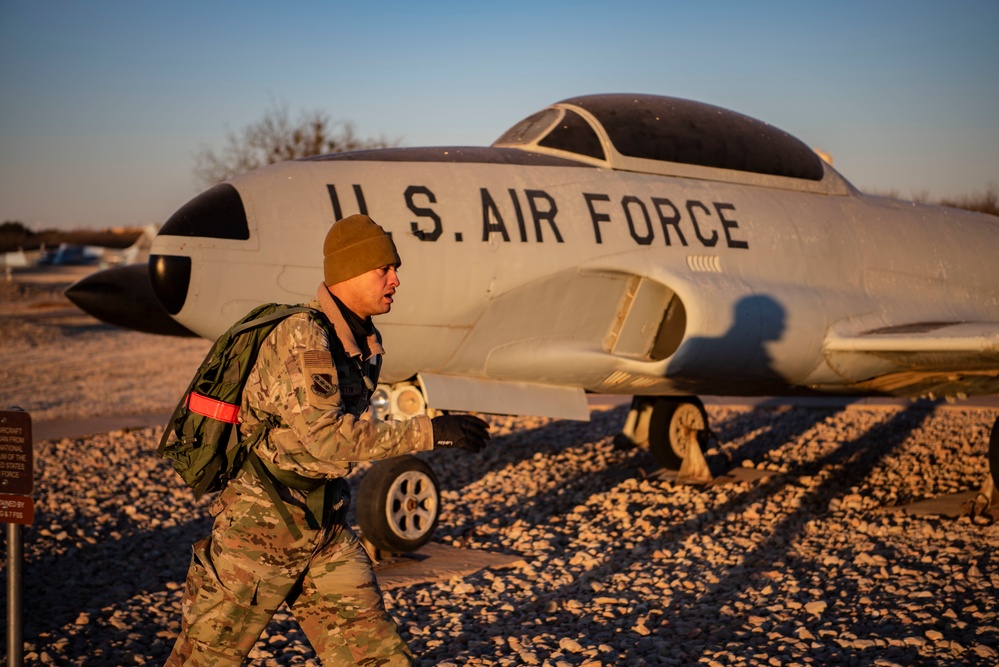 Members from Dyess Air Force Base, participated in the Norwegian Foot March hosted by the Rapid Airman Development Program