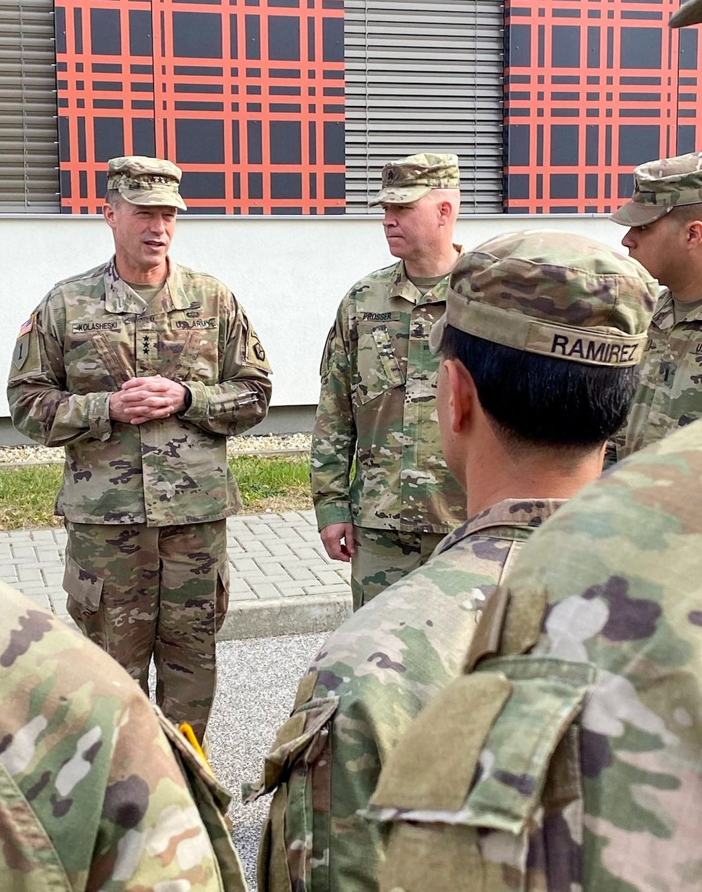 U.S. Army V Corps with SECDEF