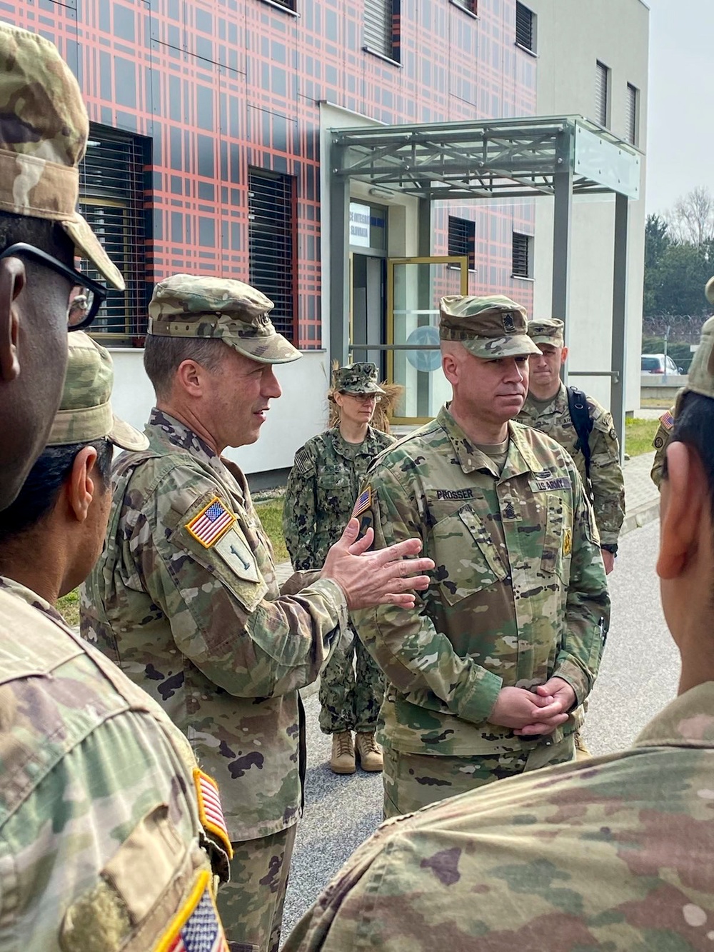 U.S. Army V Corps with SECDEF