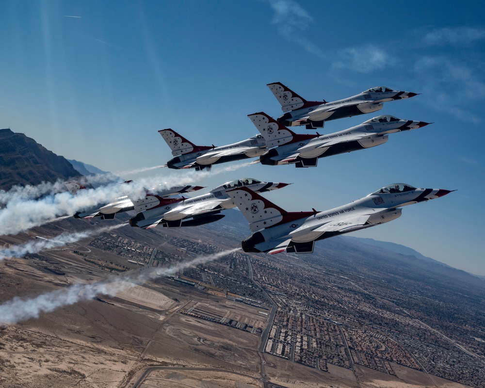 Thunderbirds Over Nellis