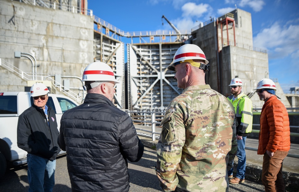 US Army Corps of Engineers at McNary Dam Navigation Lock