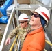 US Army Corps of Engineer leaders at McNary Lock and Dam