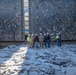 US Army Corps of Engineer Officials at the bottom of the Navigation Lock at McNary Dam